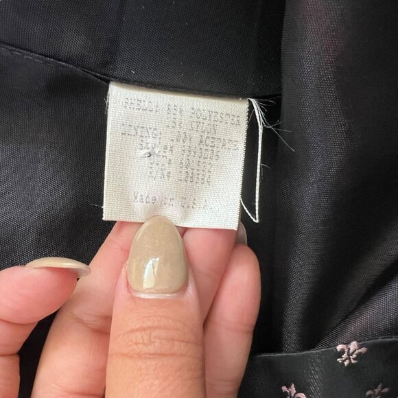 Vintage Mario Balthazar Womens Satin Whimsygoth Coquette‎ Bustier Top Black 12 - Picture 9 of 12